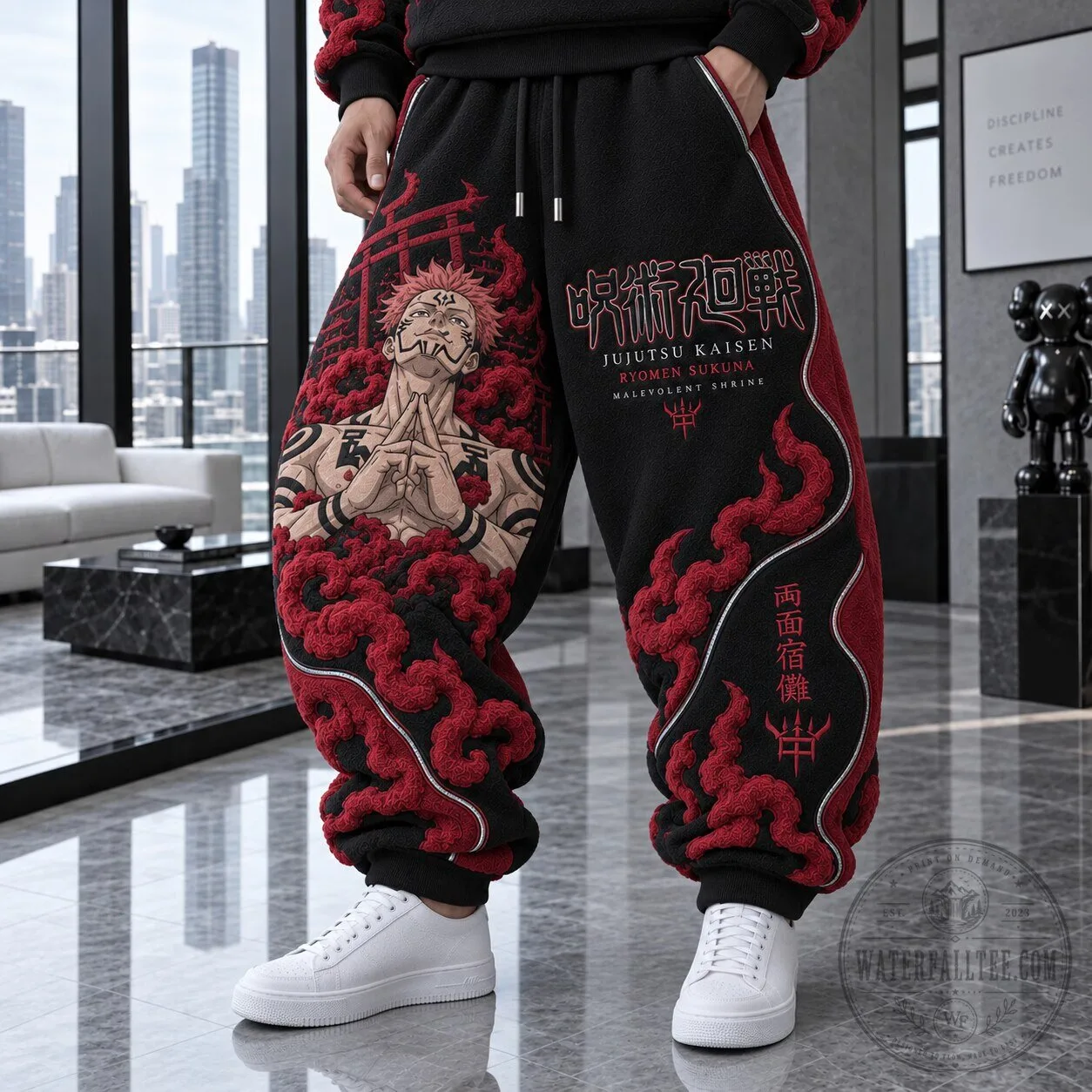 Jujutsu Kaisen Ryomen Sukuna Malevolent Shrine Sweatpants 3 Jujutsu Kaisen Ryomen Sukuna Malevolent Shrine Sweatpants