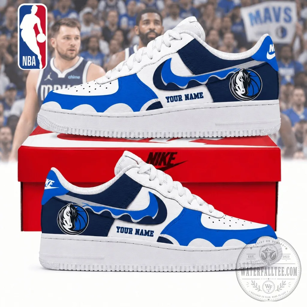 Dallas Mavericks NBA Personalized Low Top Air Force Shoes Dallas Mavericks NBA Personalized Low Top Air Force Shoes